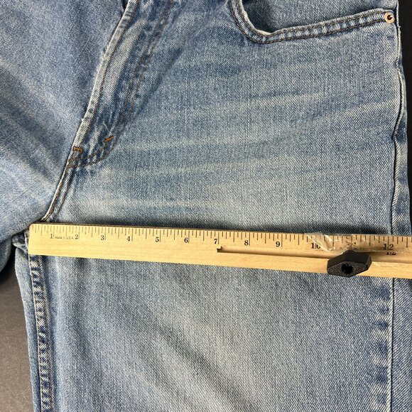 Y2K Levi's Jeans Mens 34x28* 560 Loose Tapered Blue Faded Cotton Denim Tag 34x30 - Picture 14 of 16